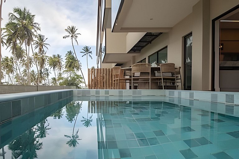 Apto 03 Quartos Pé na Areia com Piscina Privativa by MME