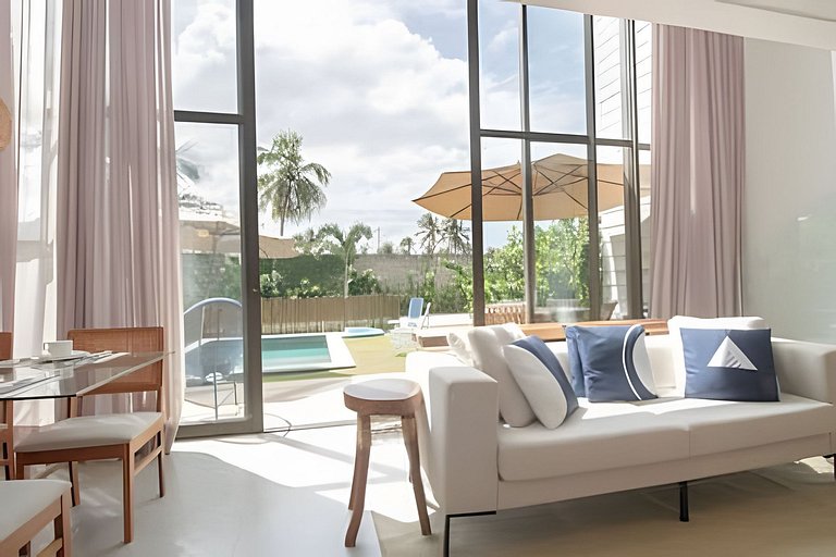 Oka Milagres Cond. Junto al mar para 08 personas