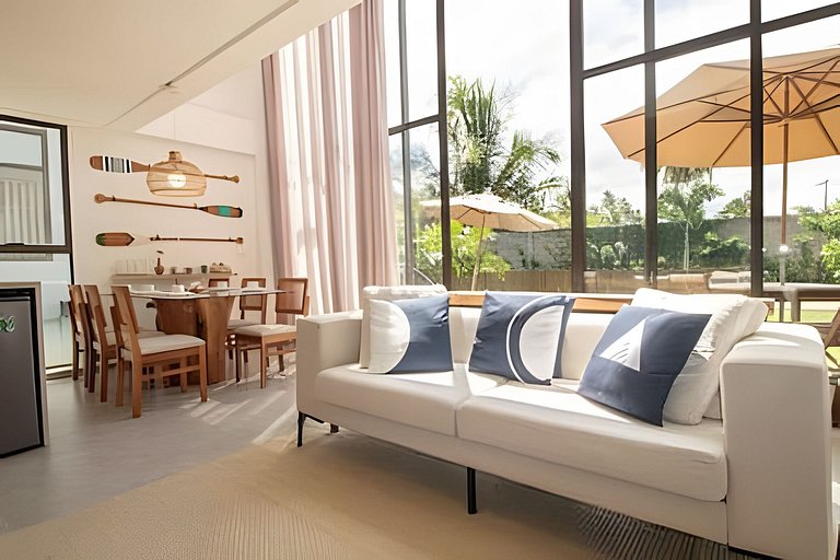 Oka Milagres Cond. Junto al mar para 08 personas