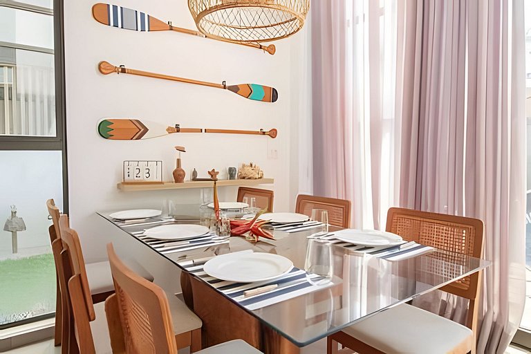 Oka Milagres Cond. Junto al mar para 08 personas