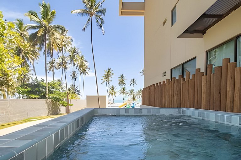 Apartment Pé na Areia in Resort with Private Pool