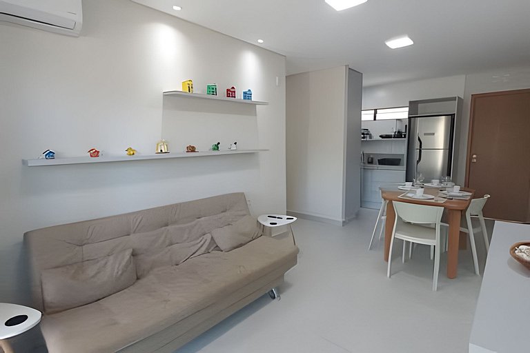 Apartment Pé na Areia in Resort with Private Pool