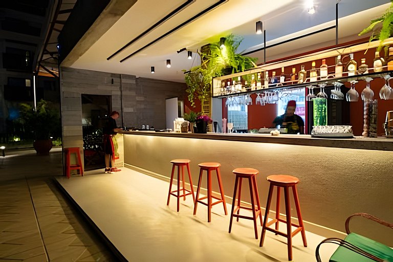 Apartment Pé na Areia in Resort with Private Pool