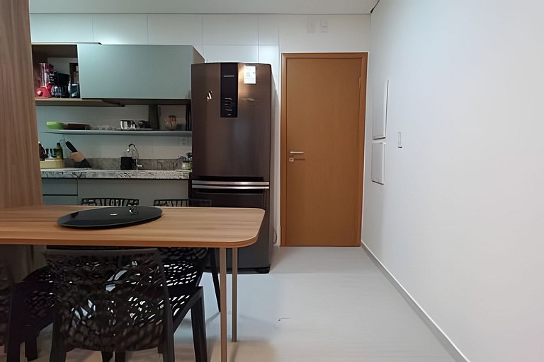 Apto Pé na Areia com Piscina Privativa