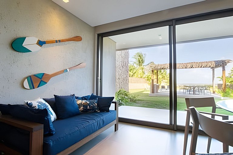 Seaside House in Milagres for 13 People