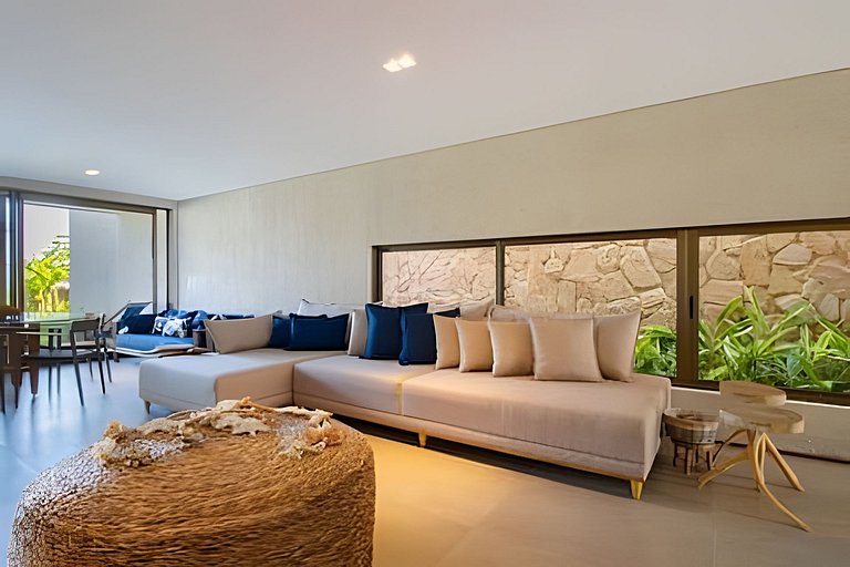 Seaside House in Milagres for 13 People