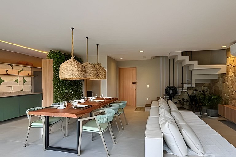 Casa 3 Suítes Piscina e Hidro para até 9 pessoas