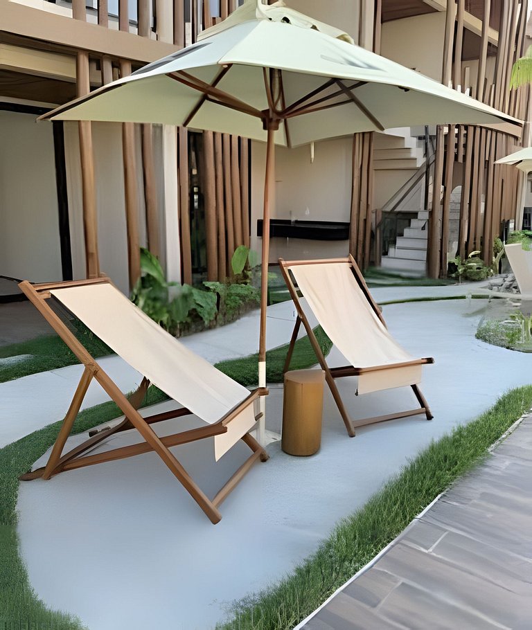 Dúplex en urbanización cerrada, a 150m de la playa para 6 pe