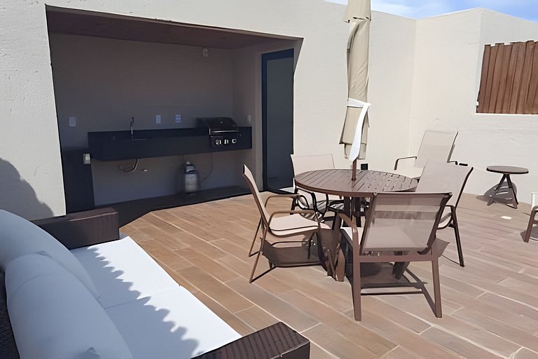 Dúplex en urbanización cerrada, a 150m de la playa para 6 pe