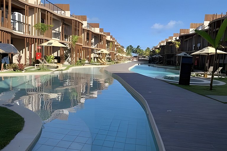 Duplex in a gated community, 150m from the beach,