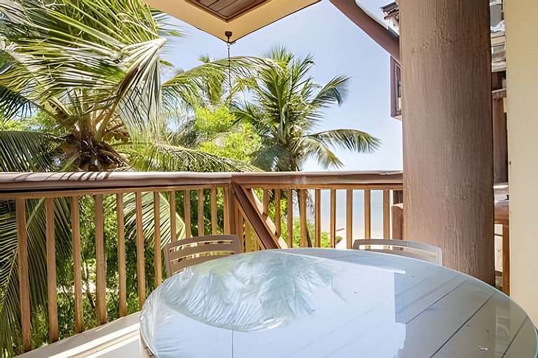 Apartamento frente a la playa en un condominio con