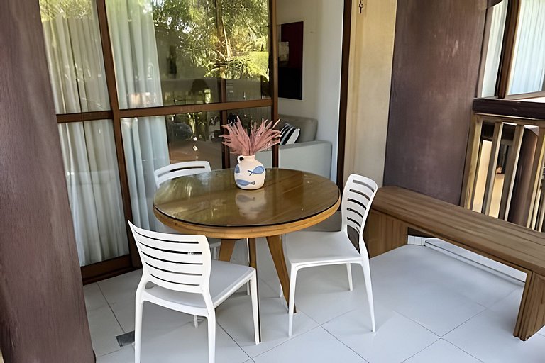 Apartamento frente a la playa en un condominio con