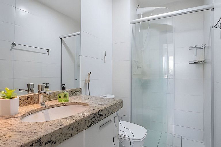 Beachfront Apartment in a Condo with Balcony