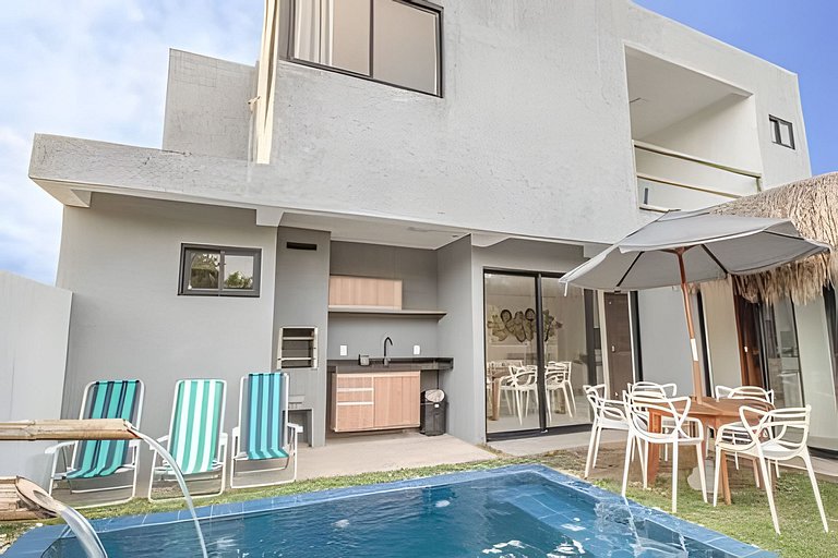 Casa Milagres 03 suites 300m from the beach