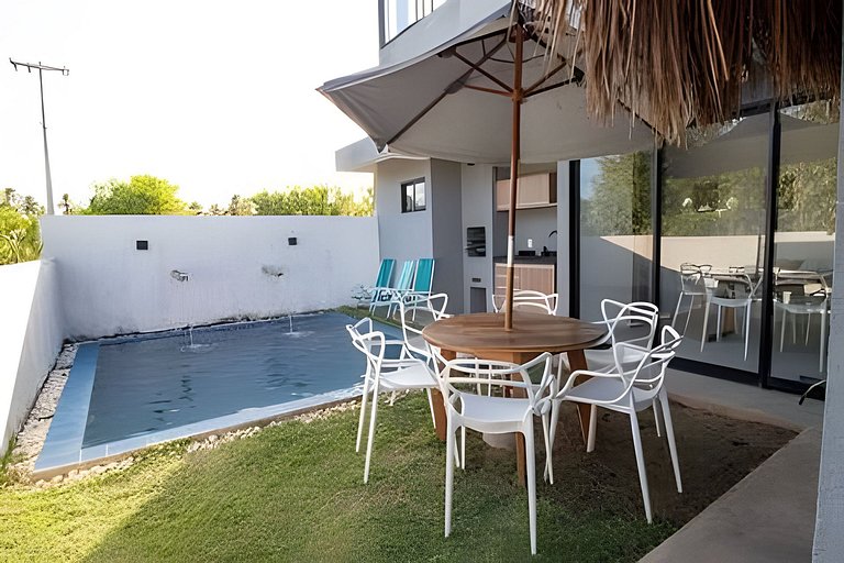 Casa Milagres 03 suites 300m from the beach