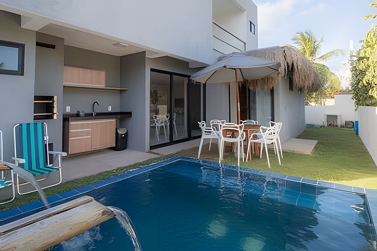 Casa Milagres 03 suites a 300m de la playa