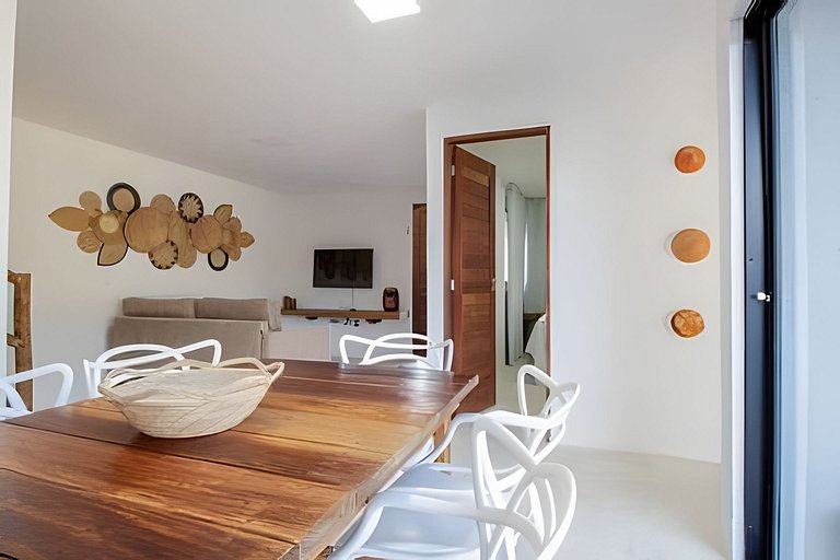 Casa Milagres 03 suítes - a 300m da Praia