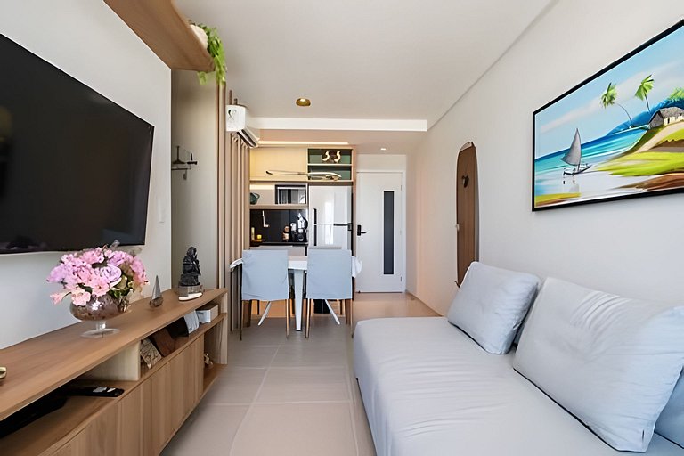 Apartment with View 3 minutes from the beach