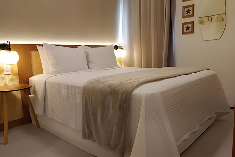 Duplex em Condomínio à 150m da praia para 06 pesso