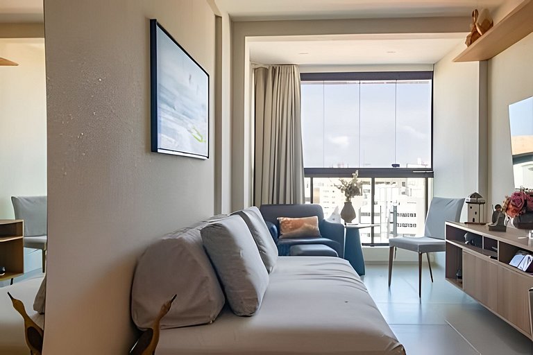 Apartment with View 3 minutes from the beach