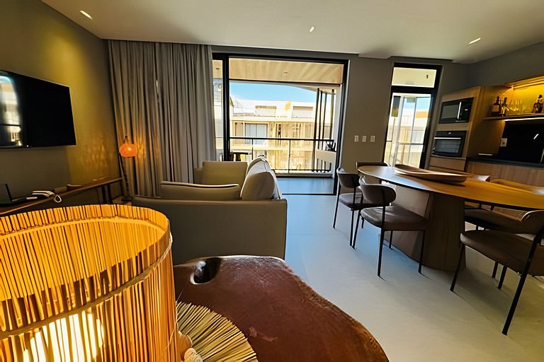 Duplex Apartment with Beach Access for 6 People