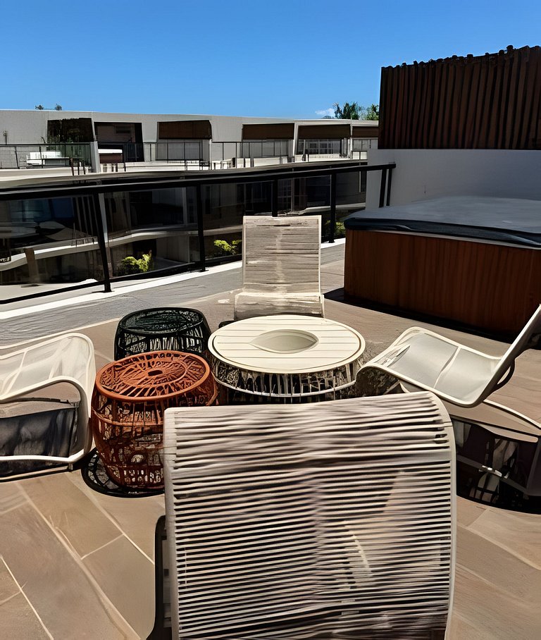 Apartamento con jacuzzi y acceso a la playa para 6 personas