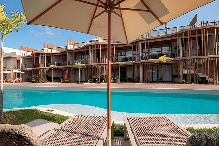 Apto dúplex con acceso a la playa para 5 personas