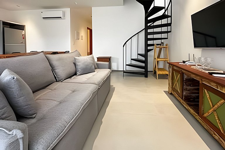 Apto Duplex Acesso a Praia Para 5 Pessoas by MME