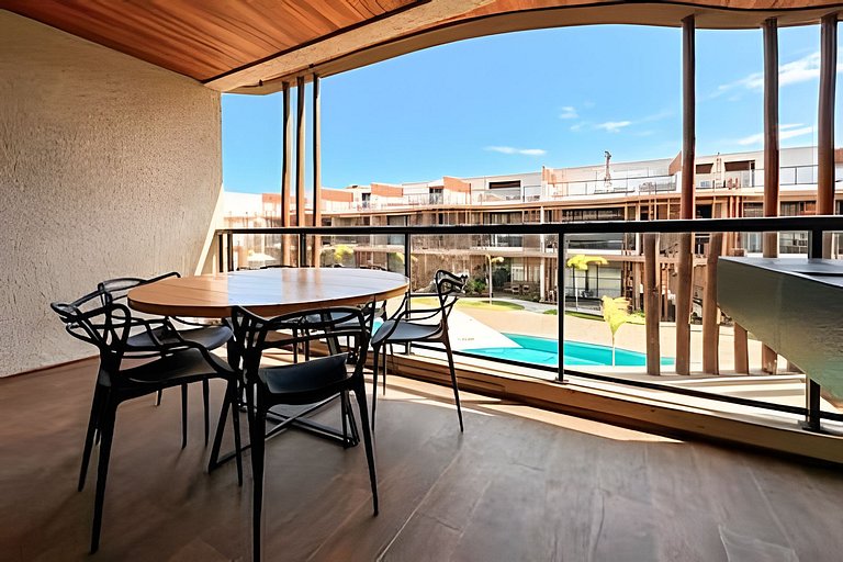 Apto dúplex con acceso a la playa para 5 personas