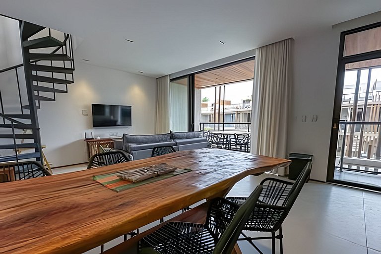 Apto Duplex Acesso a Praia Para 5 Pessoas