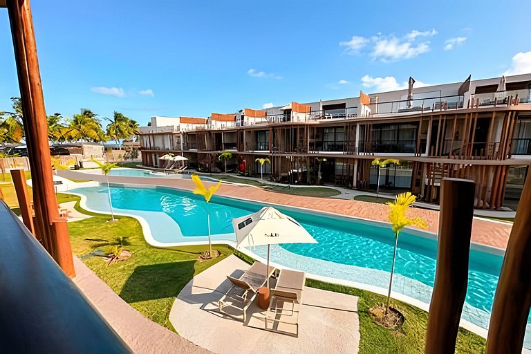 Duplex Apartment with Beach Access for 5 People