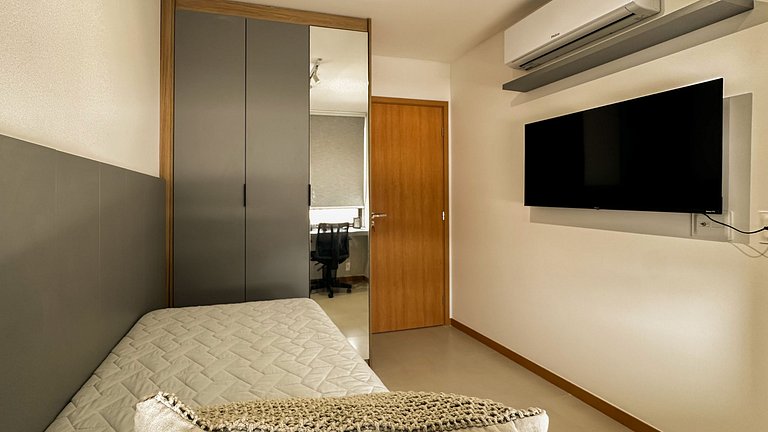 Apto 6 Pessoas 200m da praia e Piscina Vista Mar