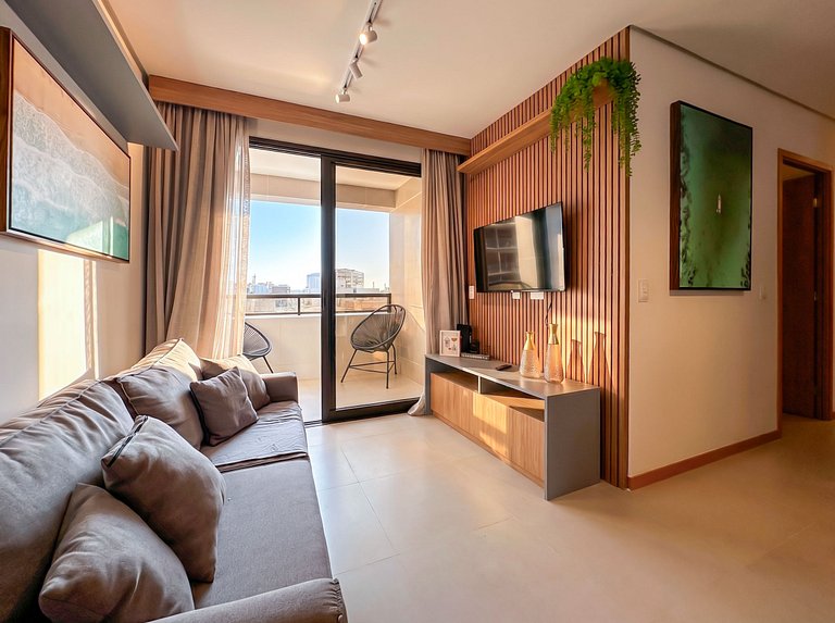 Apto 6 Pessoas 200m da praia e Piscina Vista Mar