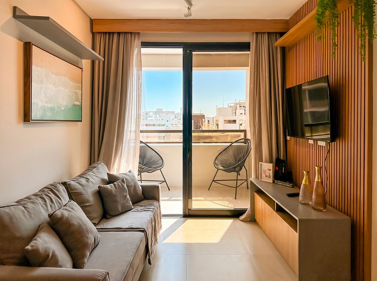 Apto 6 Pessoas 200m da praia e Piscina Vista Mar