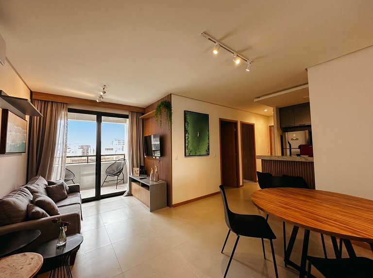 Apto 6 Pessoas 200m da praia e Piscina Vista Mar