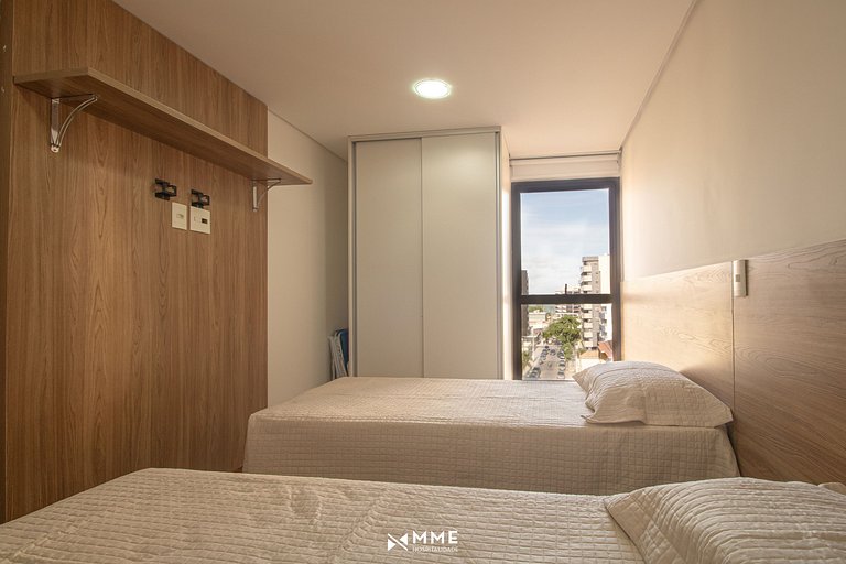 Apto 5 Pessoas Piscina Vista para o Mar