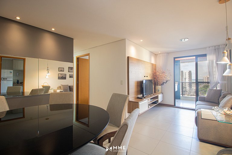 Apartamento para 5 personas con piscina y vista mar por MME