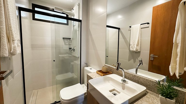 Apto 6 Pessoas 200m da praia e Piscina Vista Mar