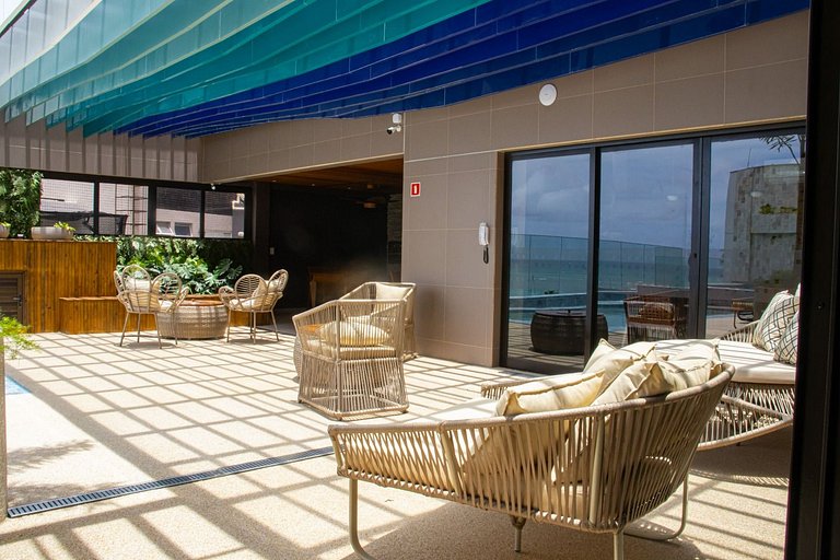 Apartment for 6 people 200m from the beach and swimming pool