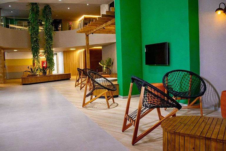 Apto 6 Pessoas 200m da praia e Piscina Vista Mar by MME