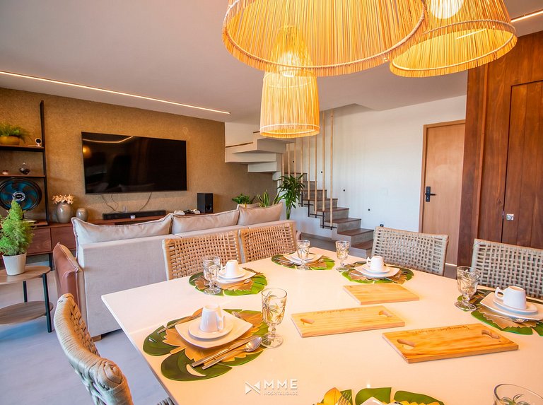 Triplex 3 Suítes Piscina e Hidro para até 12 pesso