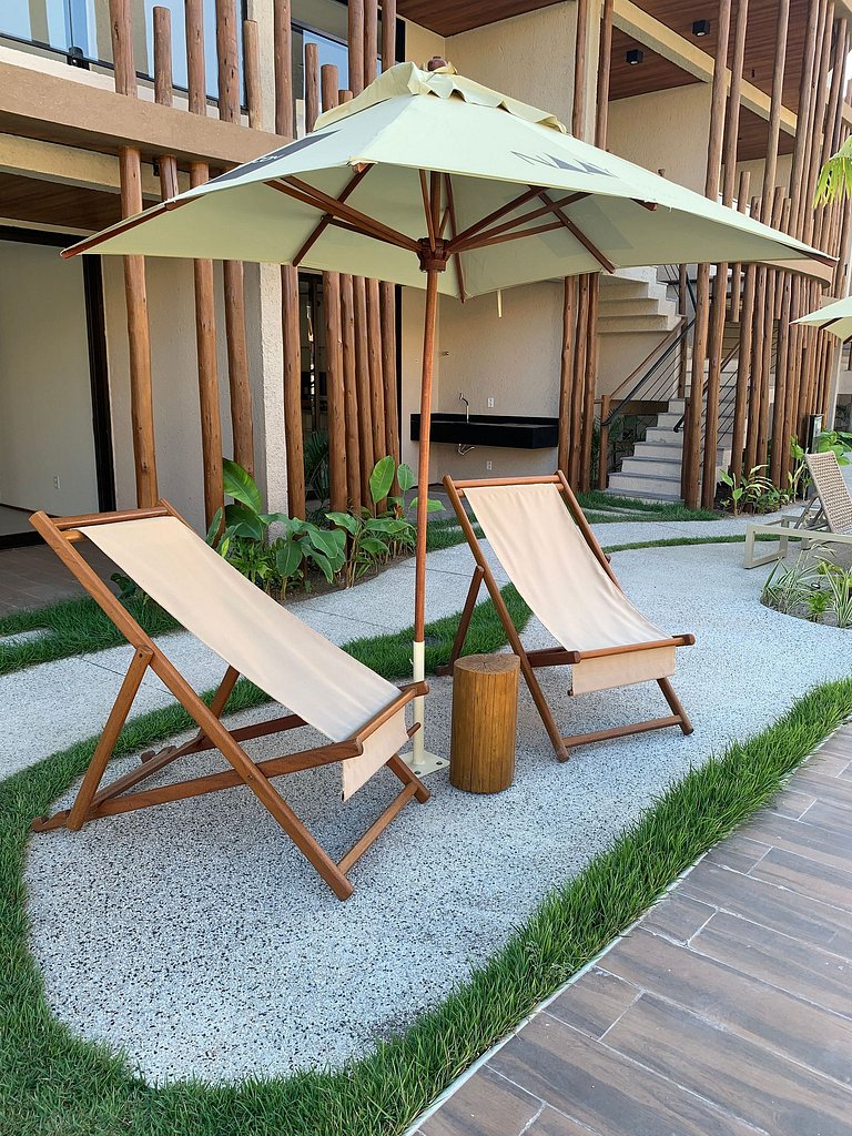 Duplex em Condomínio à 150m da praia para 06 pessoas by MME