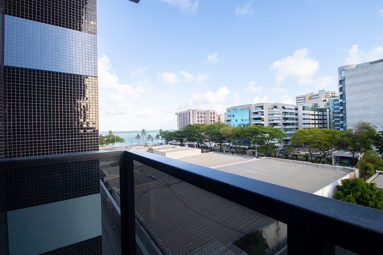Maceió - Apartment with Balcony and View - Up to 4 People MM
